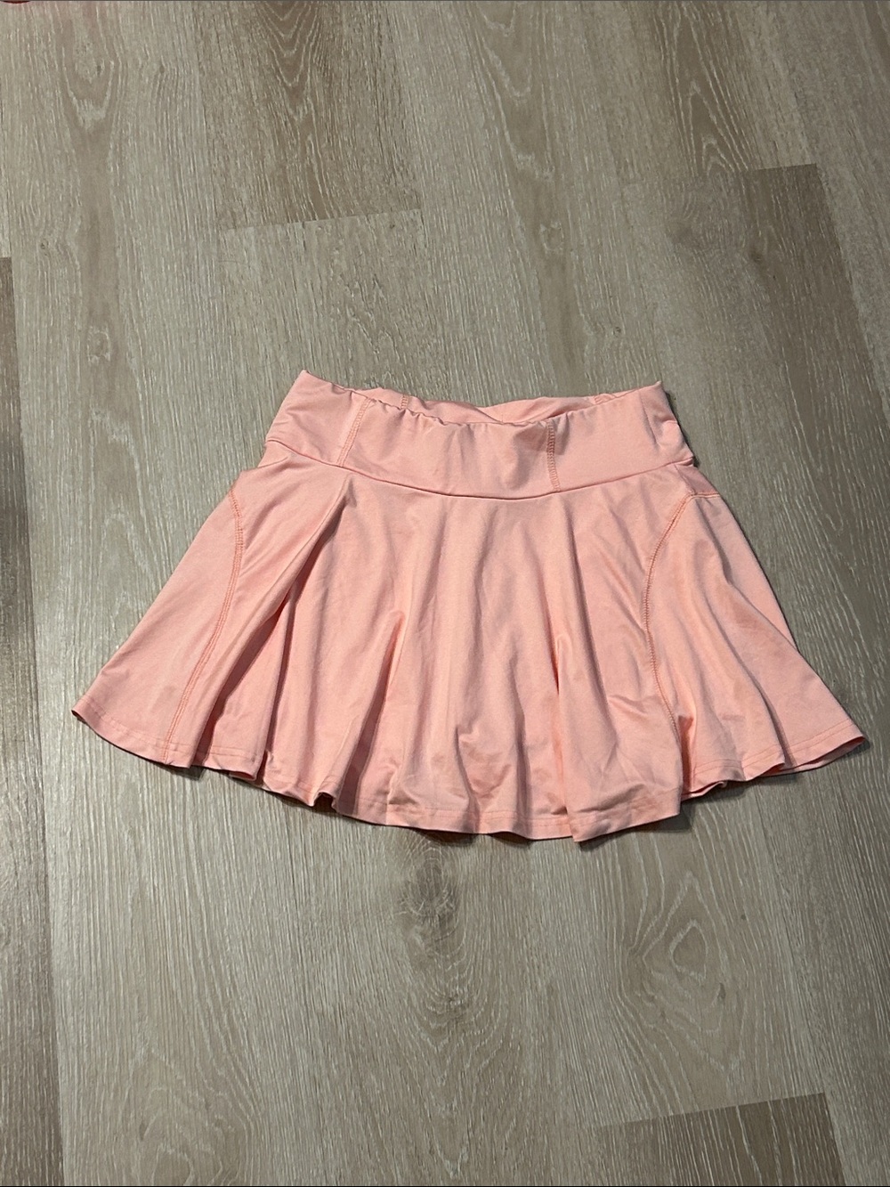 Shein Light Pink Athletic Skater Flowy Skirt Sz Medium